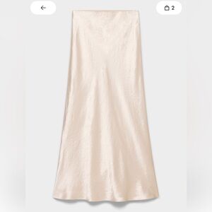 Babaton Slip Satin Maxi Skirt